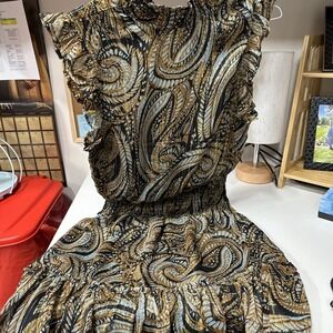Elan Women's‎ Sleeveless Paisley Dress - Knee-Length, Size Medium Chic & Elegant